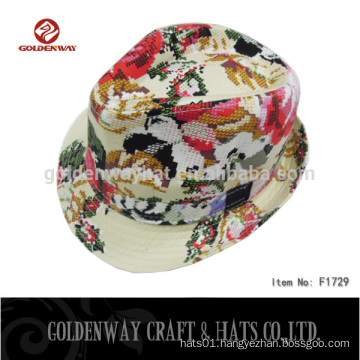 Fashion Style Children Paper Fedora Hats